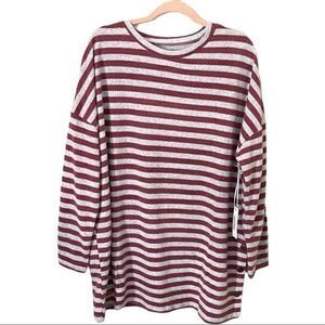 NWT Simply Southern Striped Polyester‎ Shirt Red Size XXL